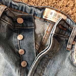 Light wash free people jeans